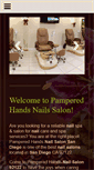 Mobile Screenshot of pamperedhandsnailsalonutc.com